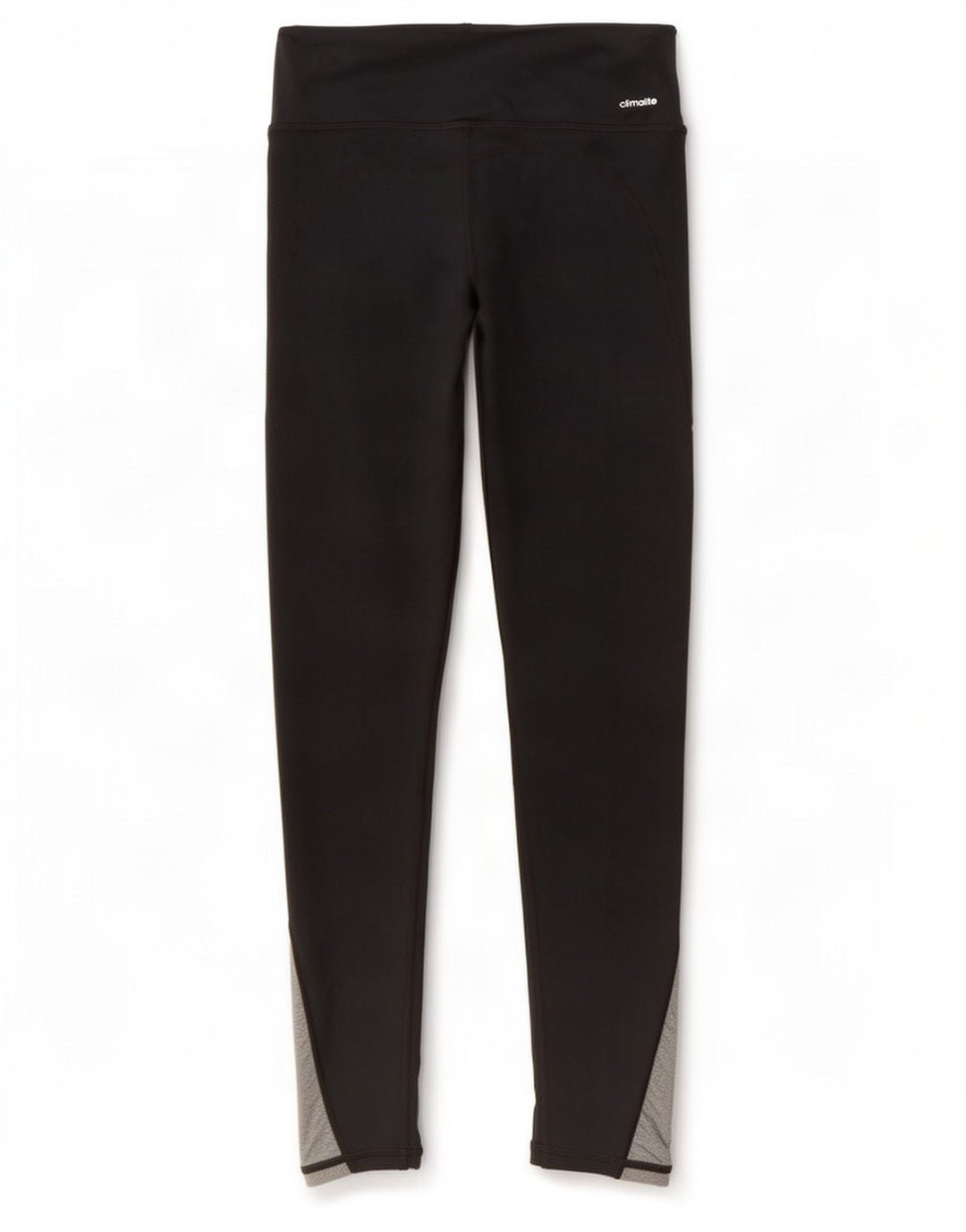 Leggings Adidas Dri Fit da donna UK 8/10 Small Nero Colourblock Poliestere