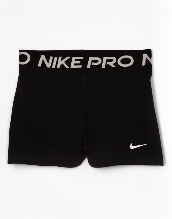 Pantaloncini sportivi Nike Dri Fit Graphic da donna UK 6 XS Nero Sport