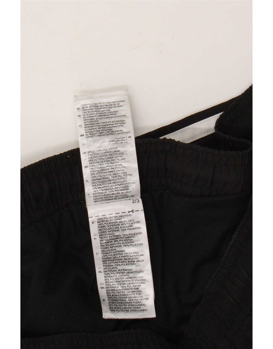 Pantaloni da tuta da uomo Adidas Joggers medio poliestere nero