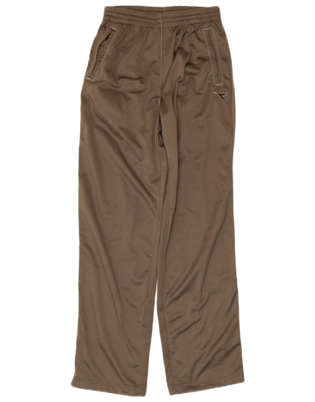 Pantaloni da tuta da donna DIADORA UK 14 Large in poliestere kaki