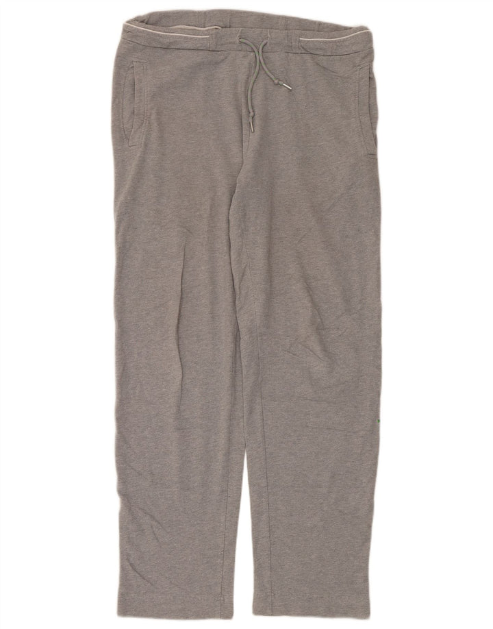 Pantaloni da tuta da uomo Hugo Boss in cotone grigio medio