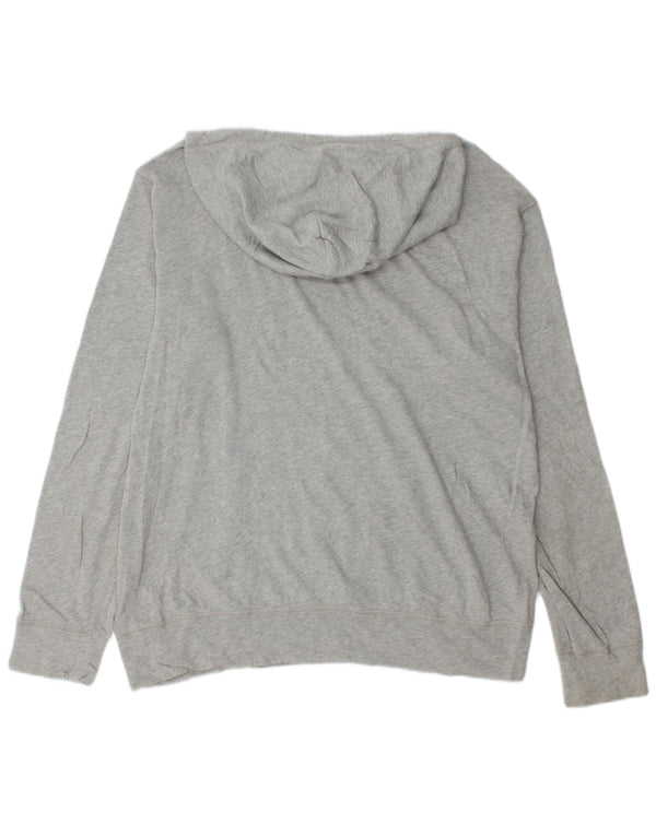 Polo Ralph Lauren Maglione con cappuccio da uomo grande in cotone grigio