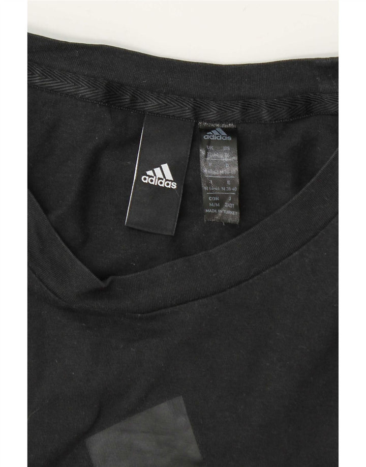 T-shirt grafica Adidas da donna Top UK 12/14 Grigio medio