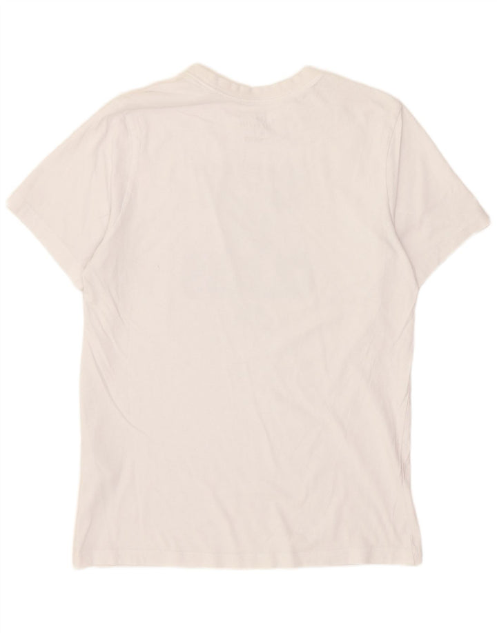 T-shirt grafica da uomo Nike Top in cotone bianco medio