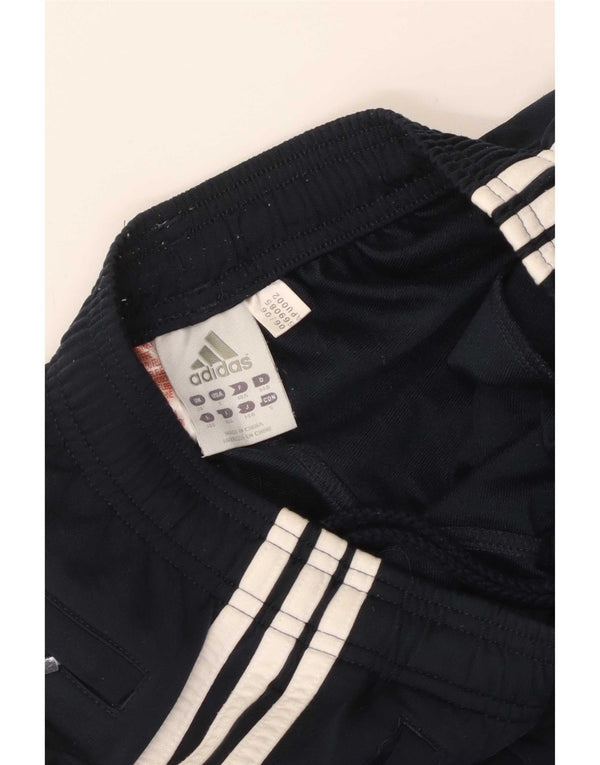 Pantaloni da tuta da donna Adidas UK 4 XS Poliestere color block blu navy