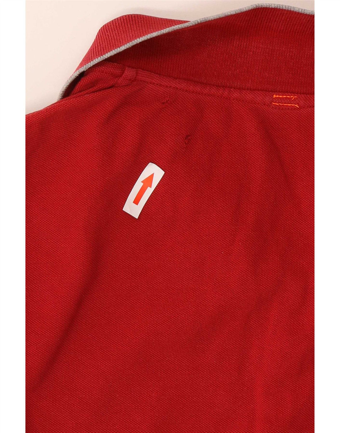Polo a maniche lunghe da uomo Sun68 2XL cotone rosso