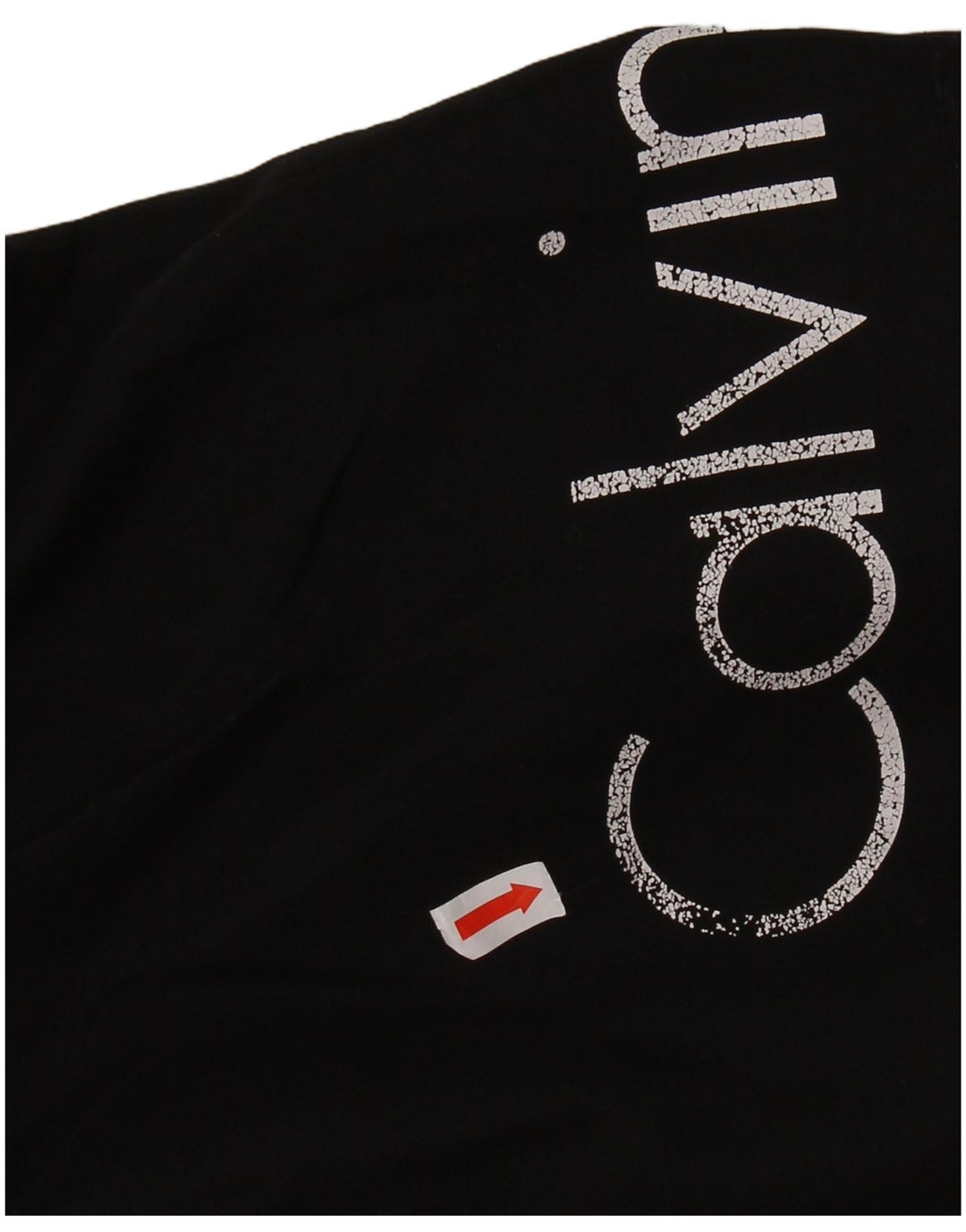 CALVIN KLEIN Pantaloncini da bagno grafici da uomo grandi in poliestere nero