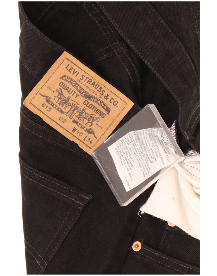 Levi's Uomo 615 Jeans dritti W40 L31 Cotone Nero
