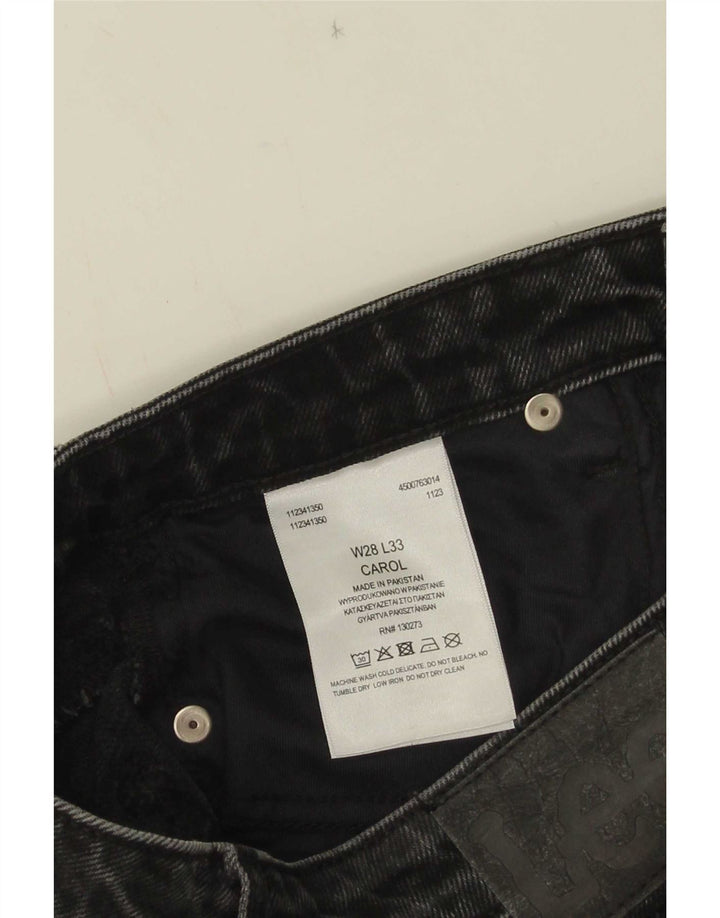 Jeans dritti Carol da donna Lee W28 L28 cotone nero