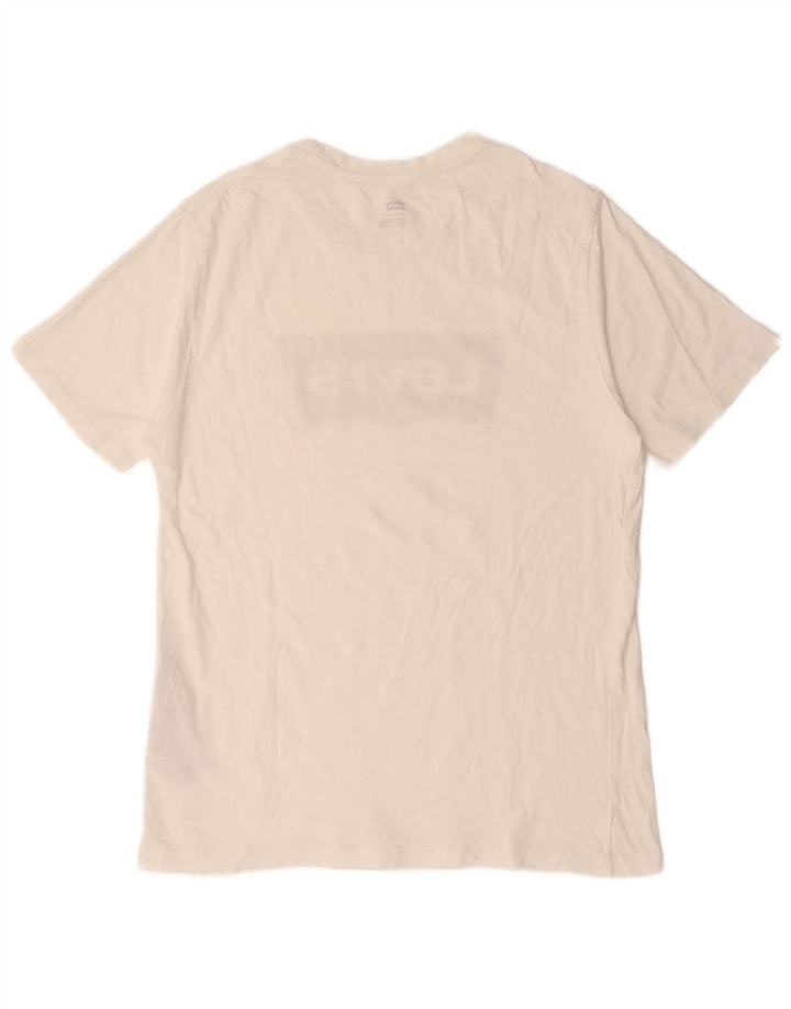 T-shirt grafica da uomo Levi's Top in cotone bianco medio