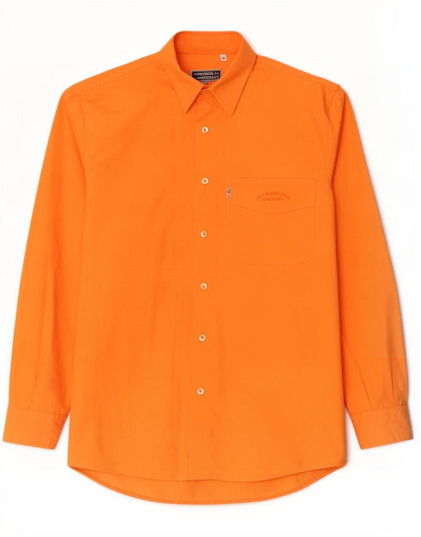 Levi's Camicia da uomo piccola in cotone arancione