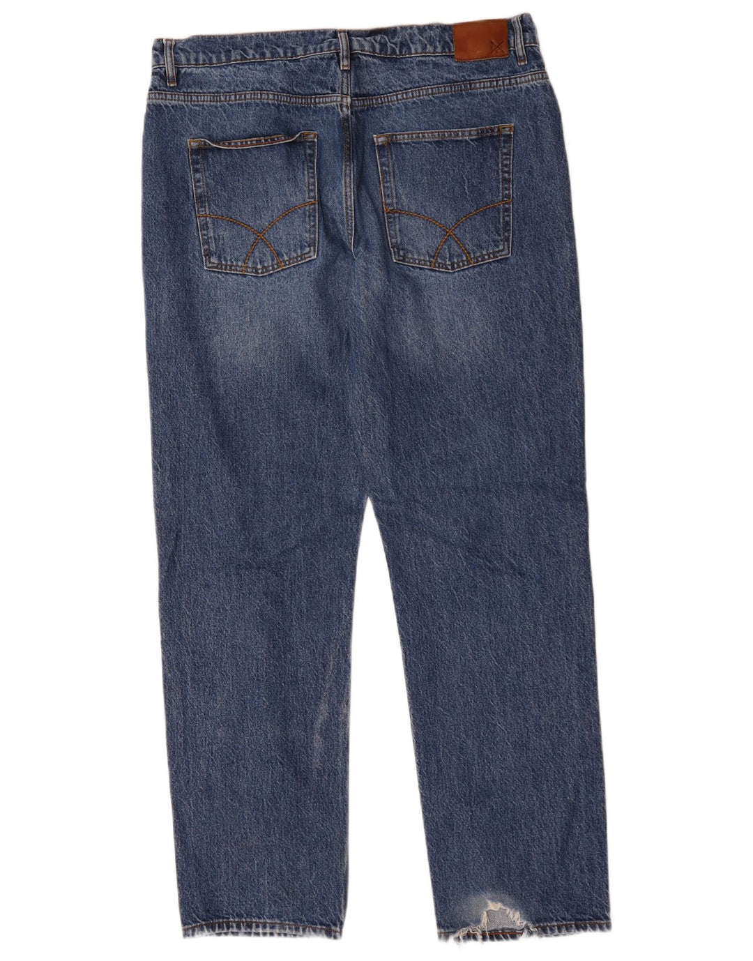 Crew Clothing Jeans dritti da uomo W36 L32 Blu