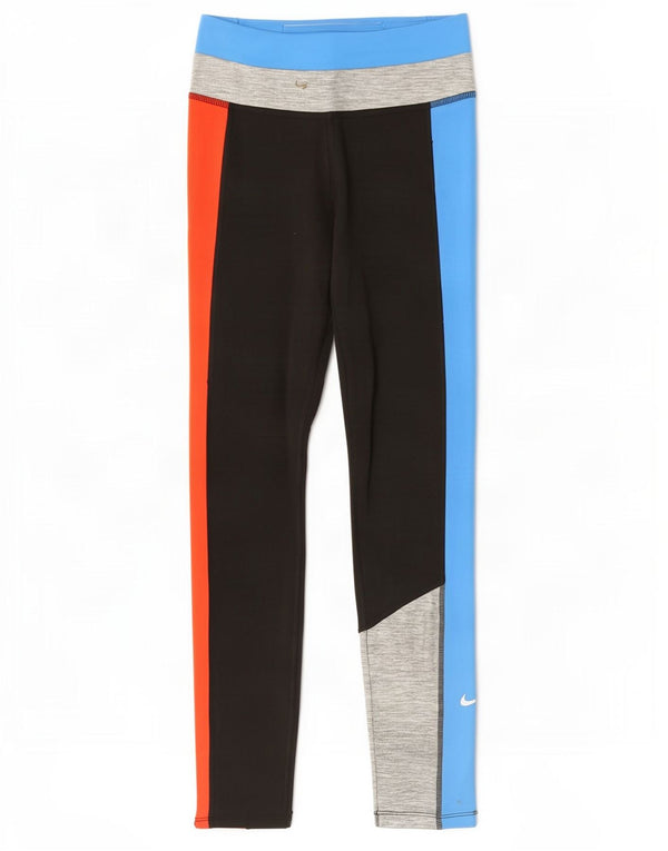 Leggings Nike Dri Fit da donna UK 10 Small multicolore Colourblock