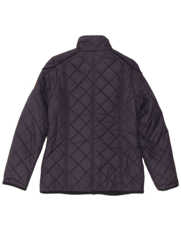 Giacca trapuntata da donna Puffa UK 6 XS blu navy in poliammide