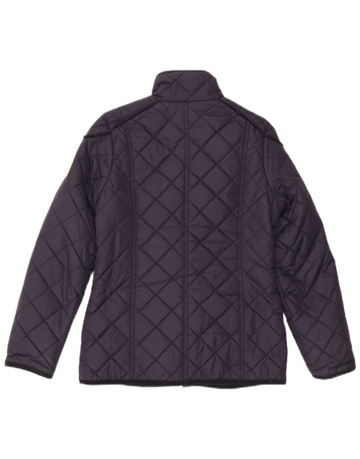 Giacca trapuntata da donna Puffa UK 6 XS blu navy in poliammide