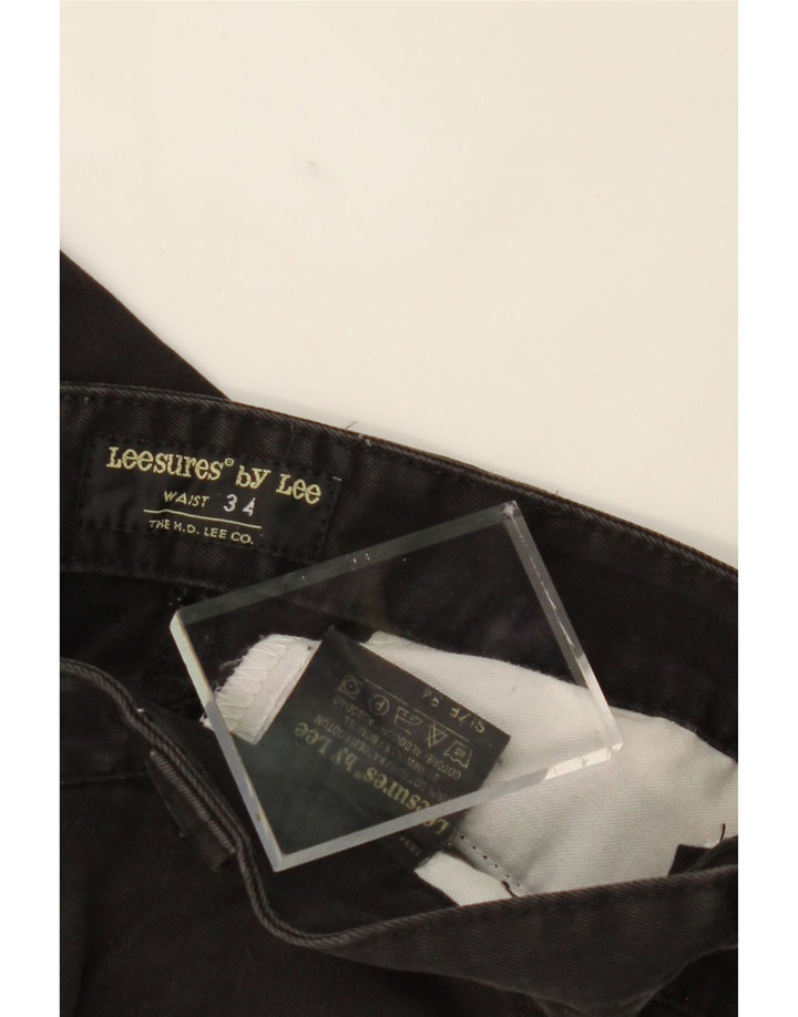 LEE Mens Cargo Shorts W34 Large  Black Cotton Vintage Lee and Second-Hand Lee from Messina Hembry 
