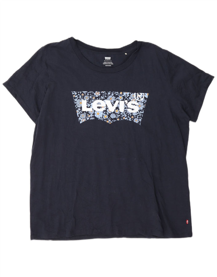 T-shirt grafica da uomo Levi's Top 2XL Blu navy