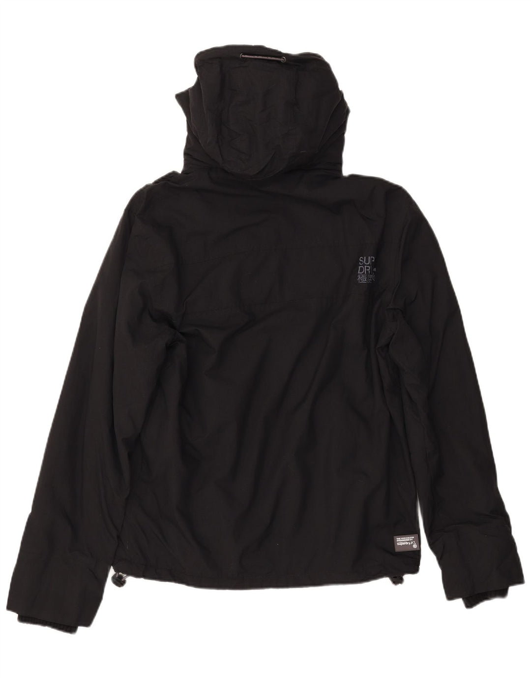 Giacca a vento grafica da uomo SUPERDRY Windcheater UK 38 media nera