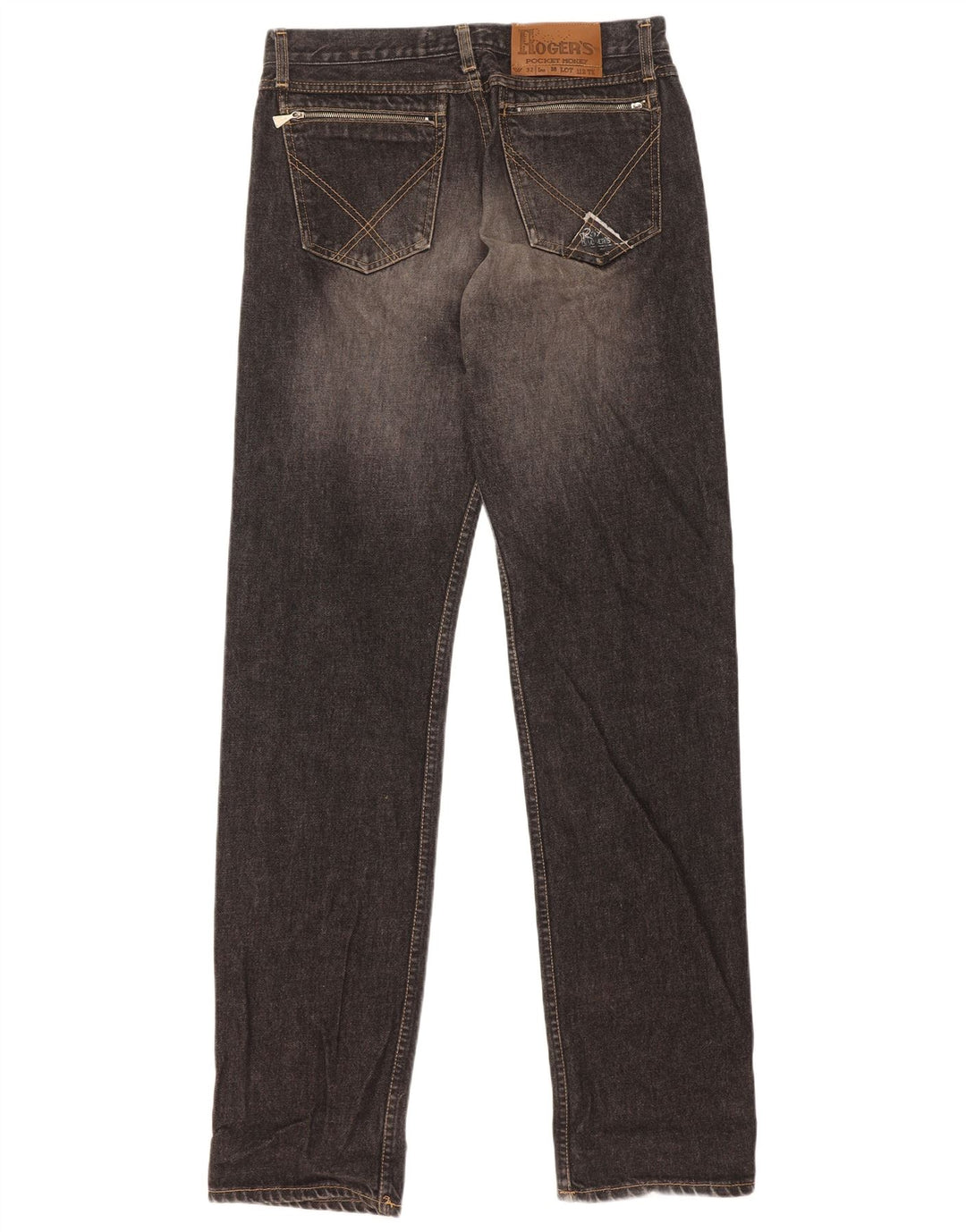 Jeans dritti da uomo Roy Rogers W32 L35 cotone grigio