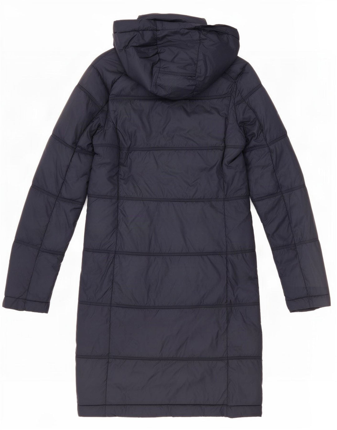 Cappotto imbottito con cappuccio da donna Fat Face UK 8 piccolo in nylon blu navy