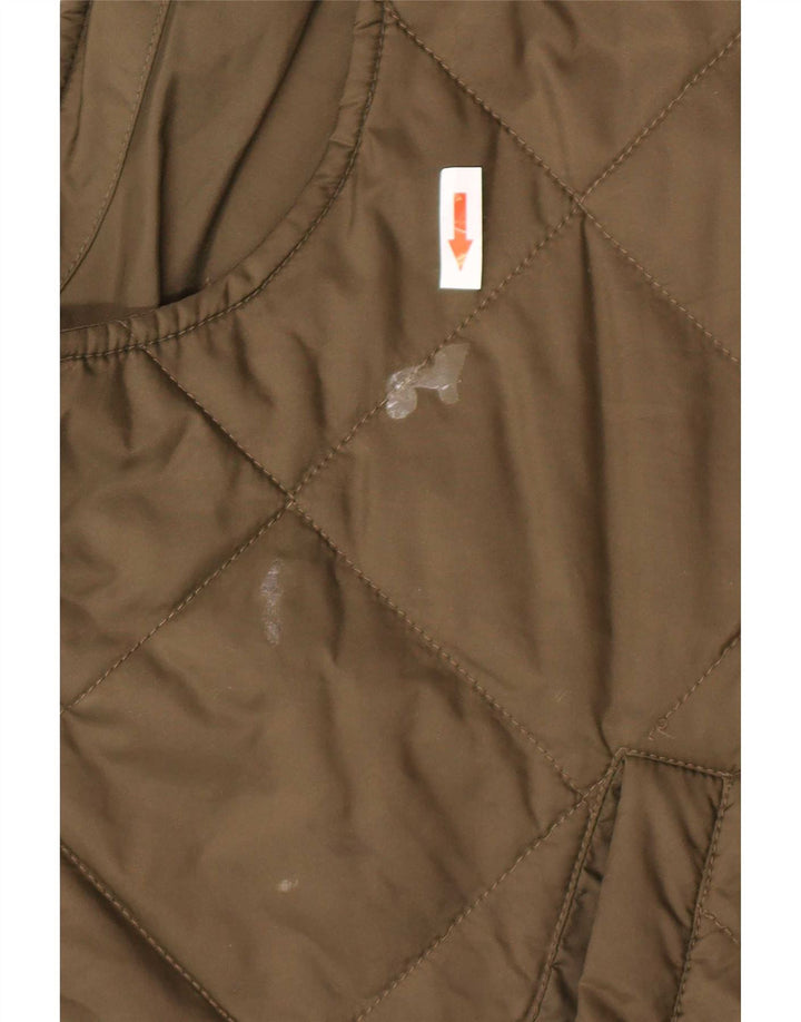Gilet trapuntato da uomo Barbour UK 42 XL kaki poliammide