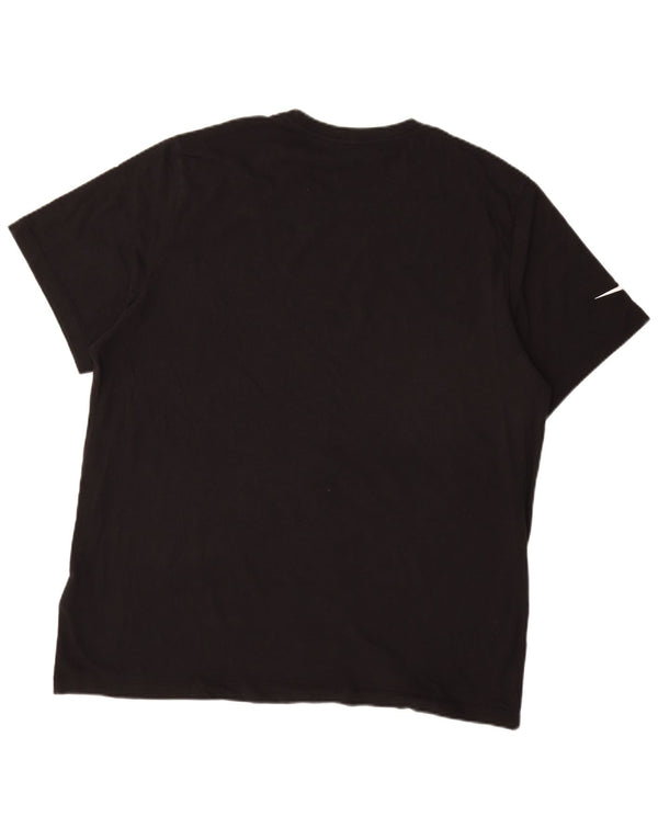 T-shirt da uomo NIKE Top 2XL cotone nero