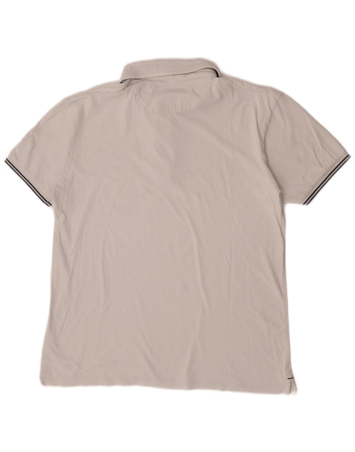 Polo grafica da uomo North Sails 2XL in cotone bianco