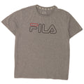 T-shirt grafica da uomo Fila Top 2XL poliestere chiazzato grigio