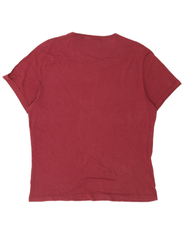 T-shirt da uomo su misura Barbour Top XL Borgogna