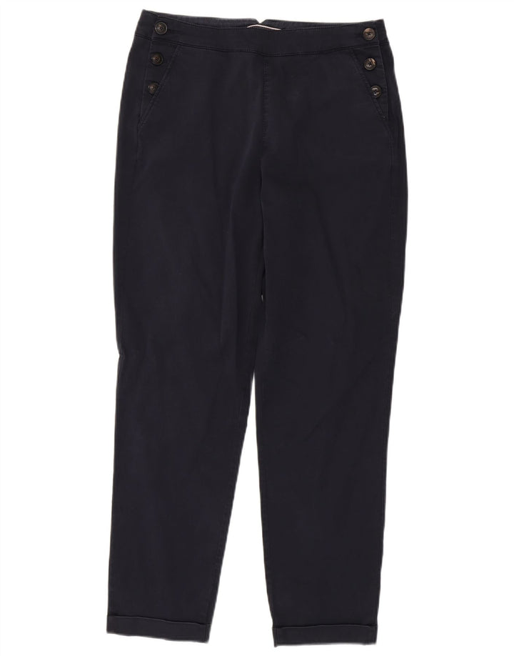 Pantaloni chino da donna MASSIMO DUTTI EU 38 Small W28 L28 Blu navy