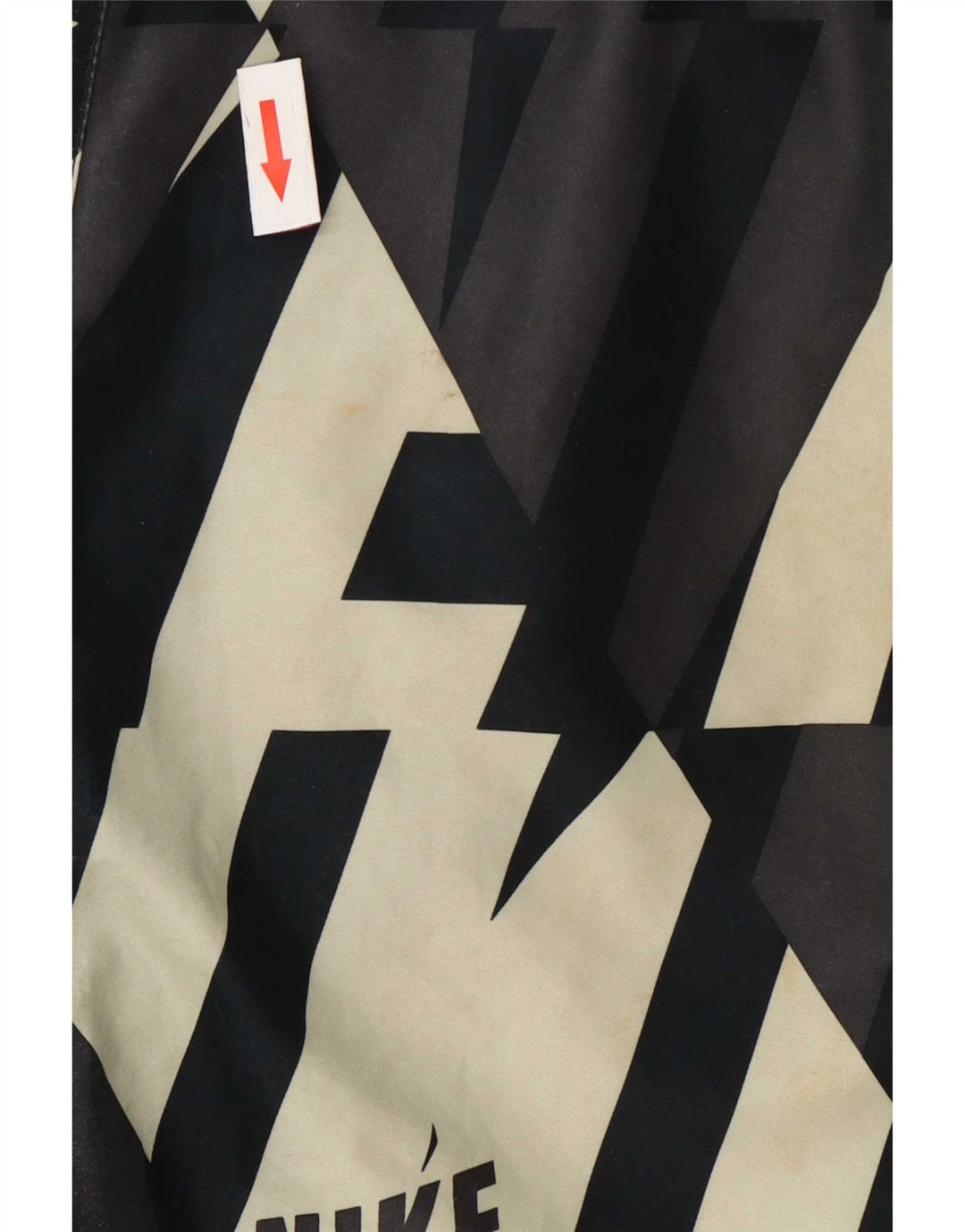 Pantaloncini da bagno Nike da uomo con grafica, grandi, in poliestere nero
