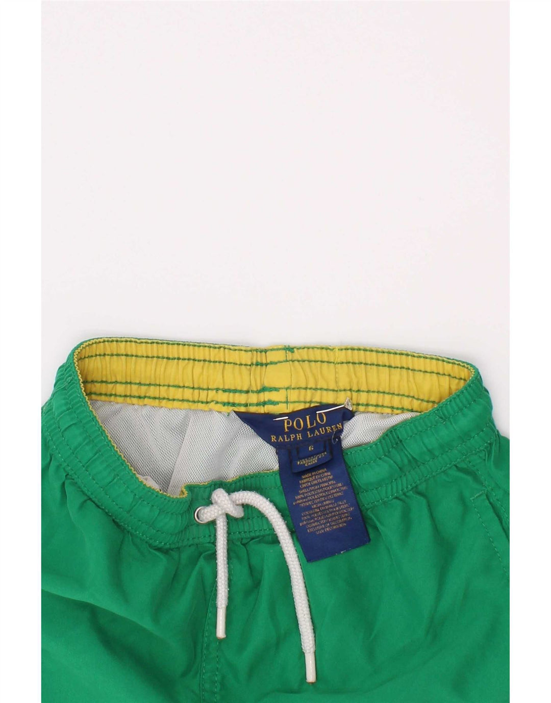 Pantaloncini da bagno per ragazzi Polo Ralph Lauren 5-6 anni in poliestere verde