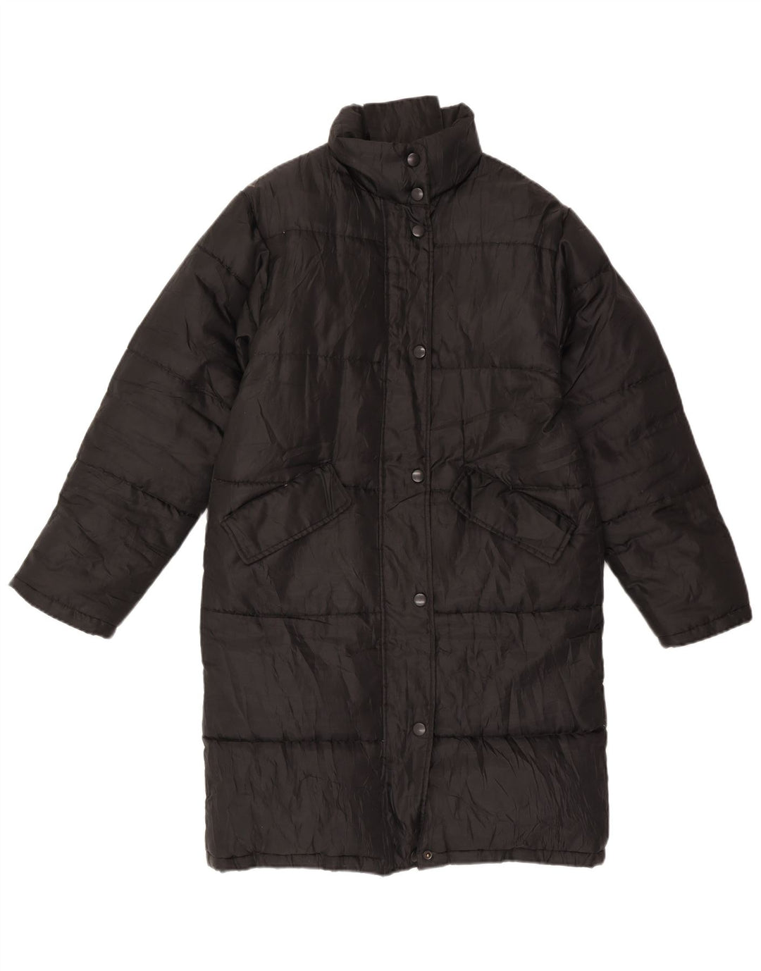 Cappotto imbottito oversize da donna Sasch UK 10 piccolo nero