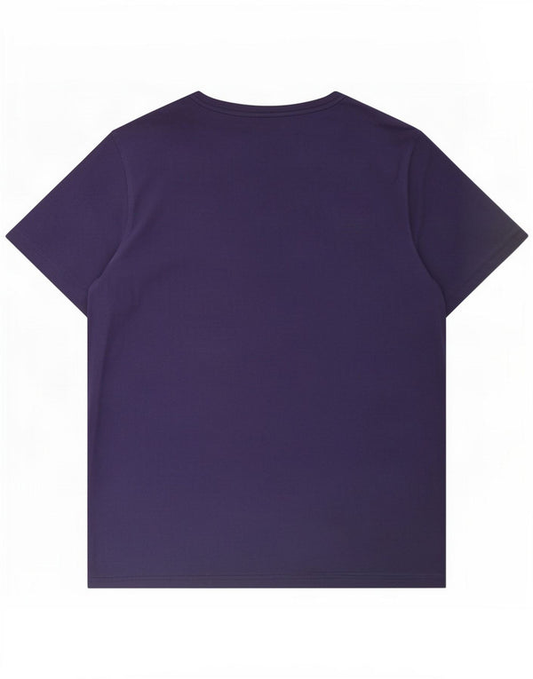 T-shirt grafica da uomo Puma Top Large in cotone blu navy