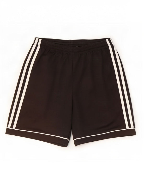 Pantaloncini sportivi Adidas Climalite da ragazzo 13-14 anni in poliestere nero