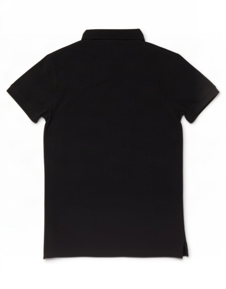 Polo da uomo French Connection piccola in cotone nero