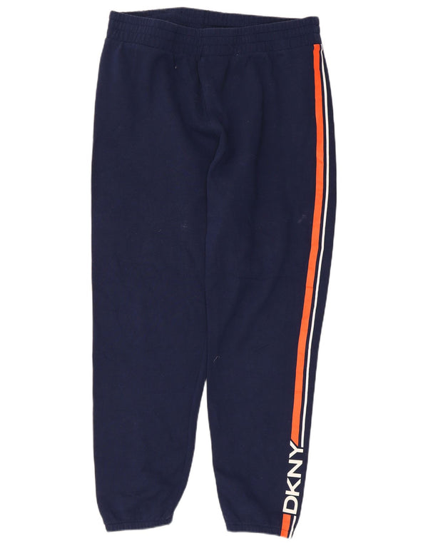 Dkny Pantaloni da tuta grafici da uomo Joggers Large Blu navy Colorblock