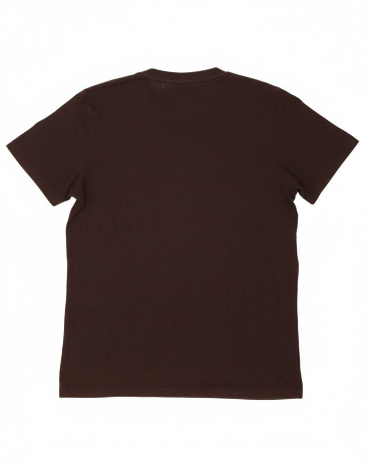 JACK & JONES Mens Graphic T-Shirt Top Small Black Cotton