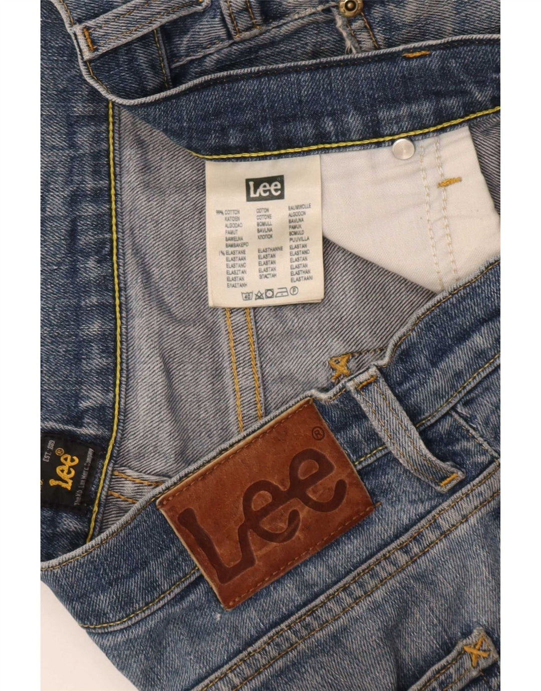 Jeans Lee Powell Slim da uomo W33 L34 cotone blu