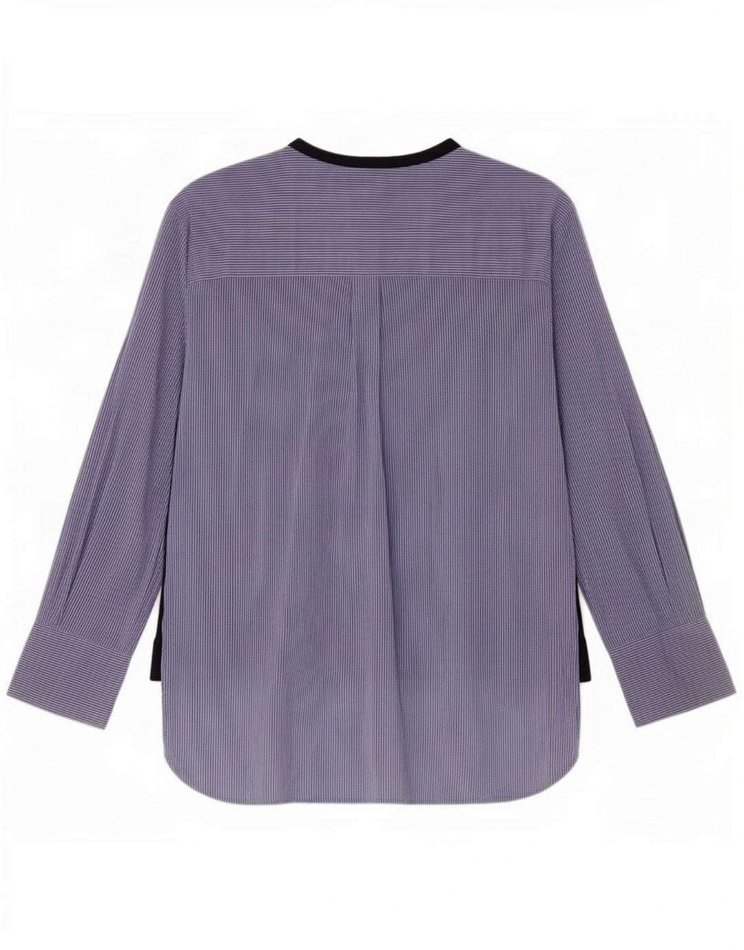 Maglia pullover grafica da donna Zara UK 12 Cotone gessato blu medio