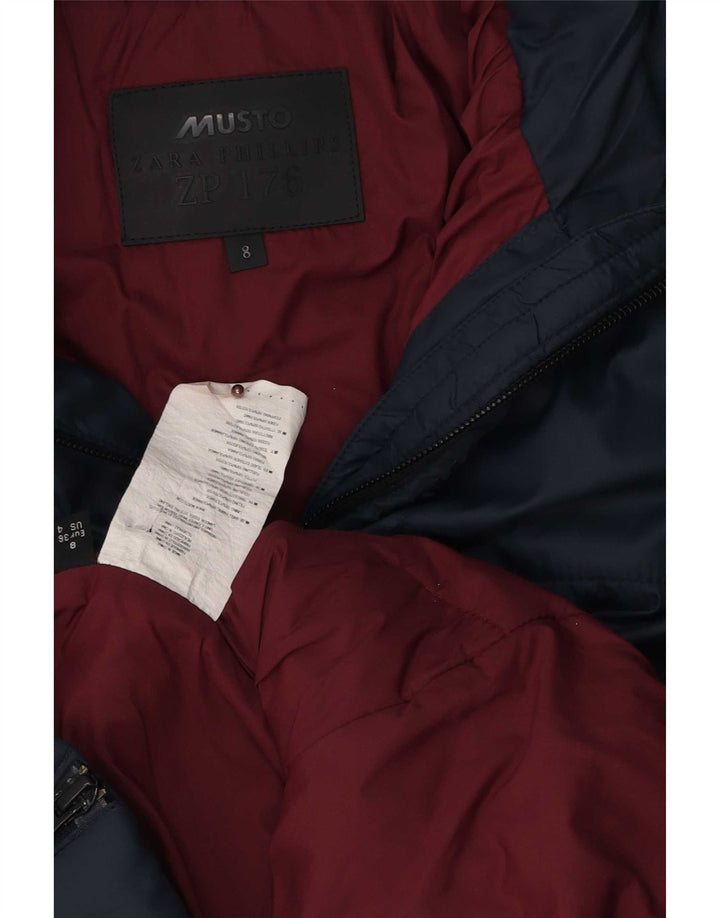 Giacca imbottita da donna Musto UK 8 Small Blu Navy in poliammide