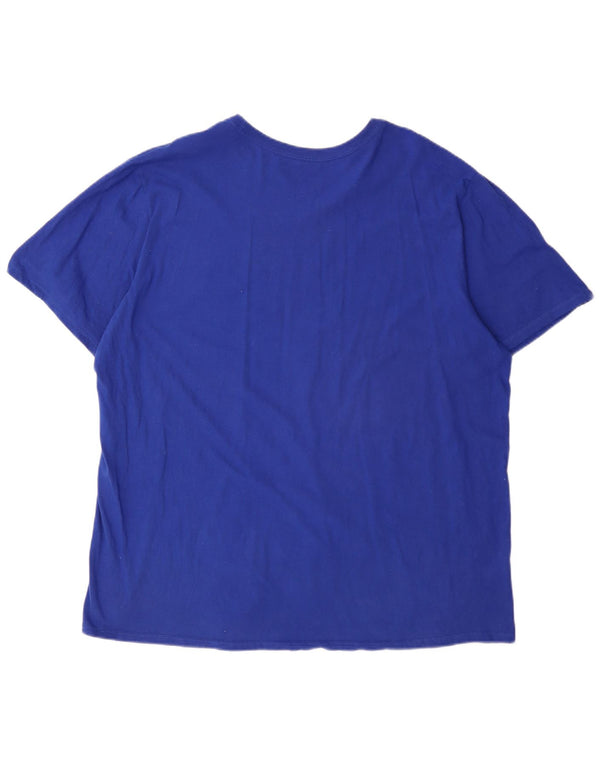 T-shirt grafica da uomo Nike BSBL Top 2XL cotone blu