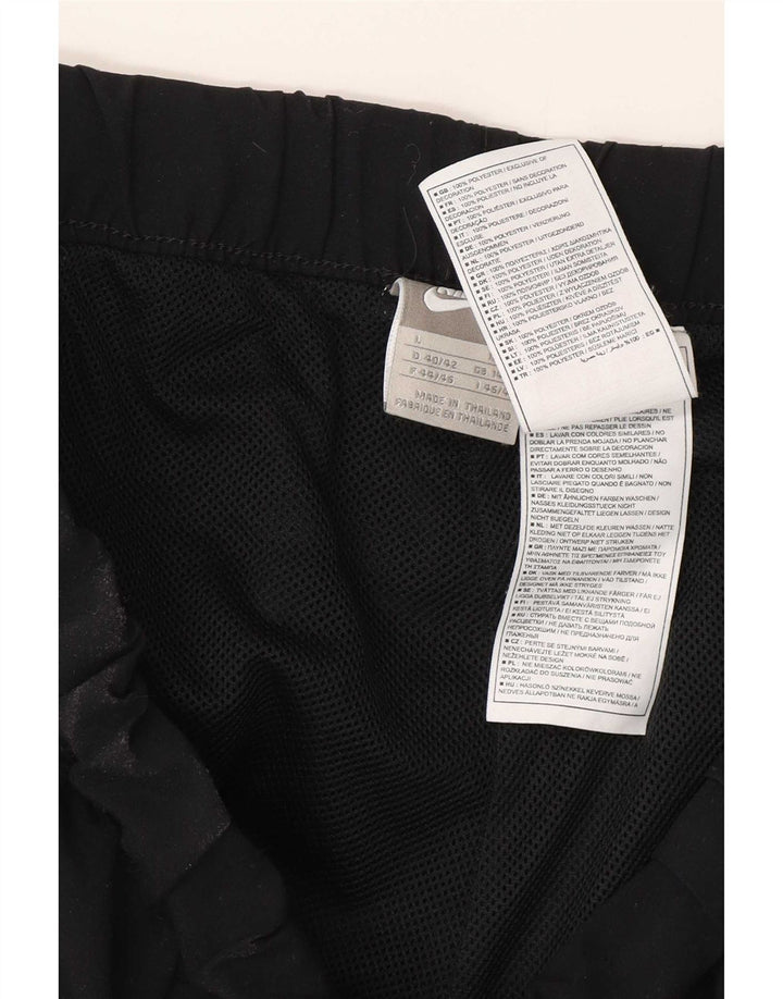 Pantaloni della tuta da donna Nike UK 14/16 Large W34 L30 poliestere nero
