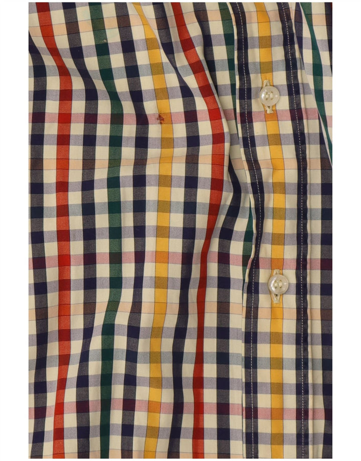 Paul & Shark Camicia da yachting da uomo taglia 40 medio a quadri multicolore