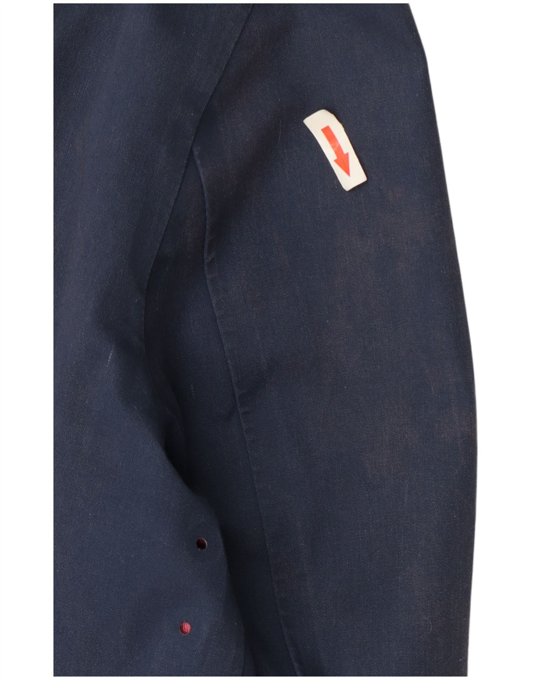 Giacca antipioggia con cappuccio da uomo K-Way UK 38 medio cotone blu navy