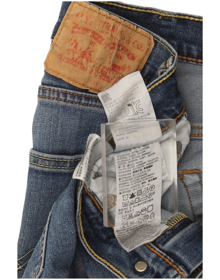 Jeans dritti da uomo Levi's W31 L34 cotone blu