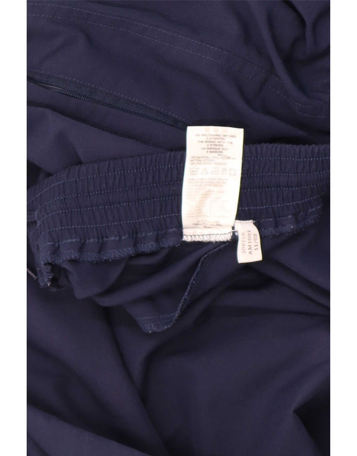 Pantaloni da tuta da uomo Adidas Joggers grandi in poliestere blu navy