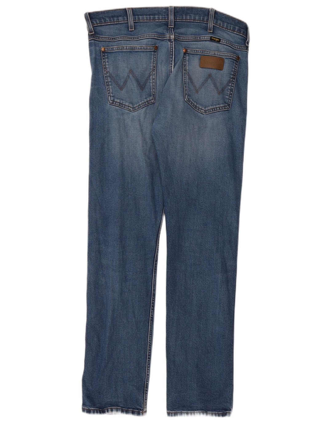 Jeans dritti da uomo Wrangler W33 L32 cotone blu