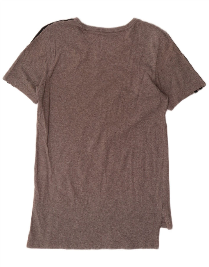 T-shirt Adidas da uomo Top XS in cotone grigio