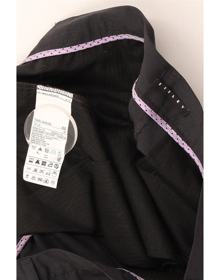 Abito Sisley Uomo 2 Bottoni 2 Pezzi IT 52 XL W36 L32 Poliestere Grigio